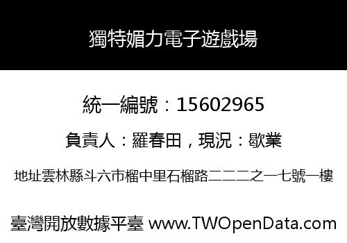 獨特媚力電子遊戲場