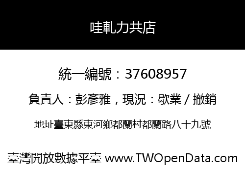 哇軋力共店
