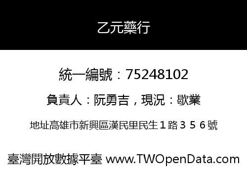 乙元藥行