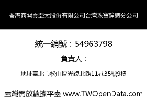 香港商開雲亞太股份有限公司台灣珠寶鐘錶分公司