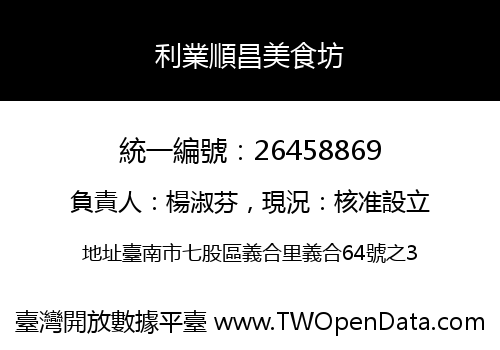 利業順昌美食坊