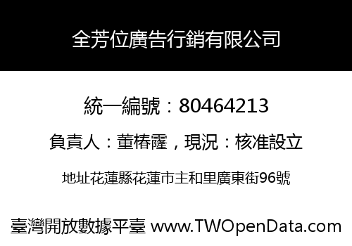 全芳位廣告行銷有限公司