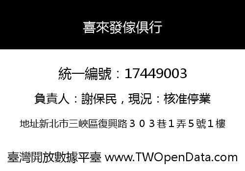 喜來發傢俱行