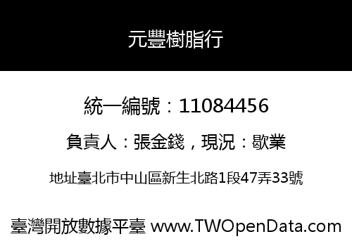 元豐樹脂行