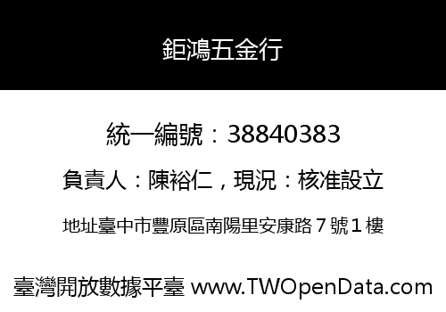 鉅鴻五金行