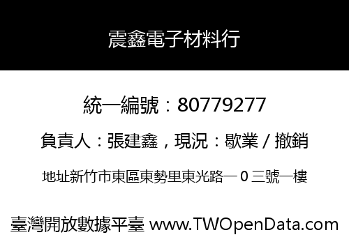 震鑫電子材料行