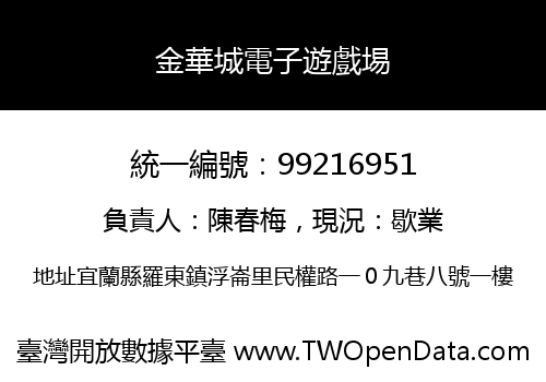 金華城電子遊戲埸