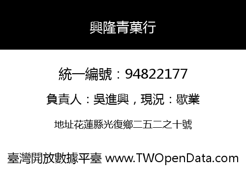 興隆青菓行
