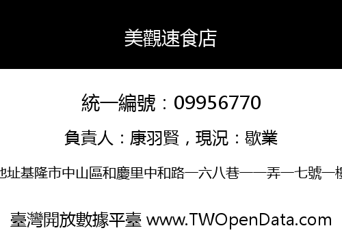 美觀速食店
