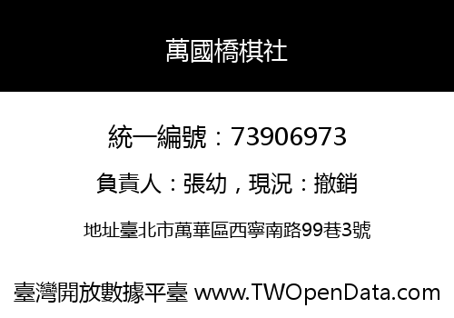 萬國橋棋社