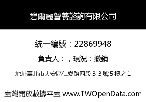 碧爾麗營養諮詢有限公司