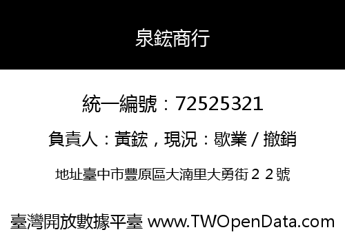 泉鋐商行