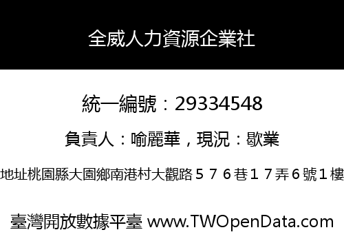 全威人力資源企業社