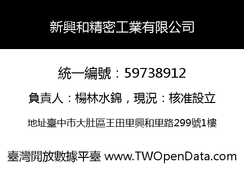 新興和精密工業有限公司