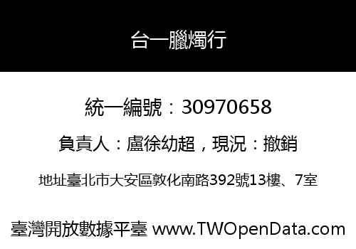 台一臘燭行