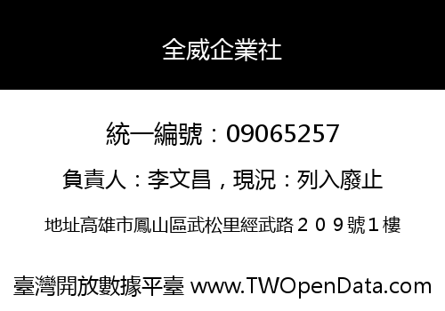 全威企業社