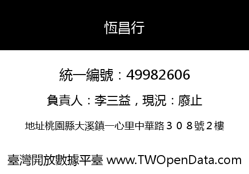 恆昌行