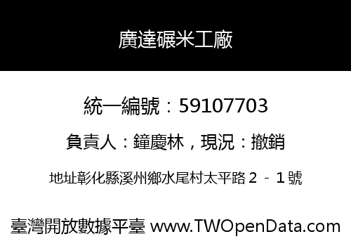 廣達碾米工廠