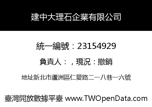 建中大理石企業有限公司