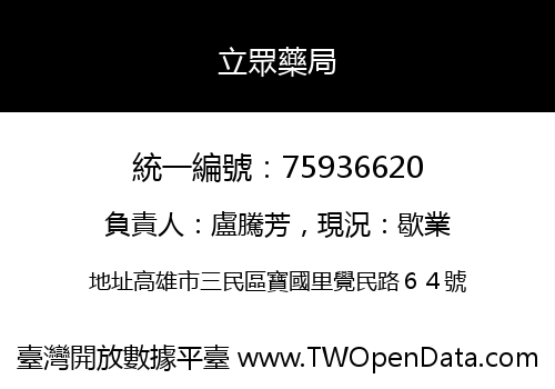 立眾藥局