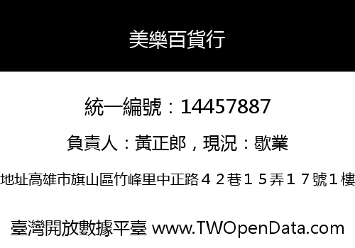 美樂百貨行