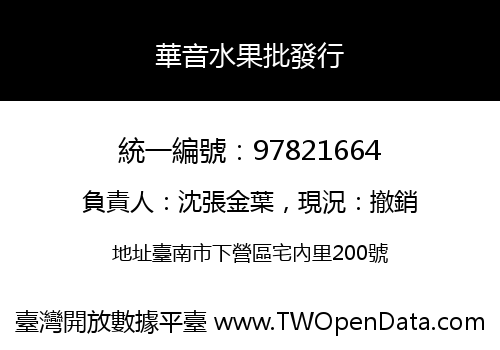 華音水果批發行