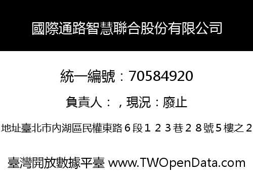 國際通路智慧聯合股份有限公司