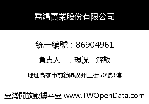 喬鴻實業股份有限公司