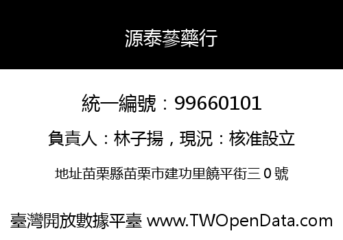 源泰蔘藥行
