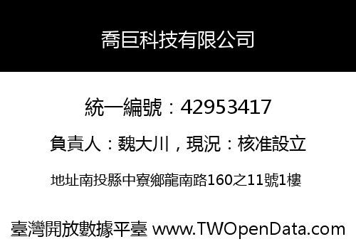 喬巨科技有限公司