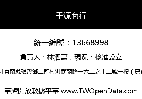千源商行