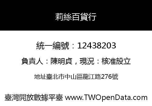 莉絲百貨行