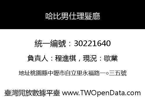 哈比男仕理髮廳