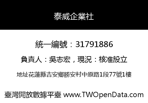 泰威企業社