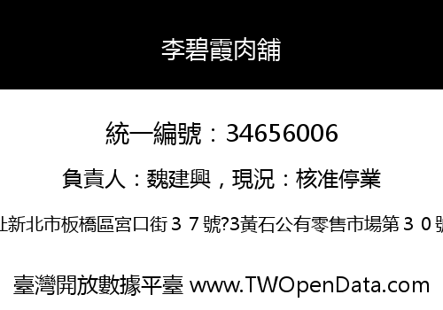 李碧霞肉舖