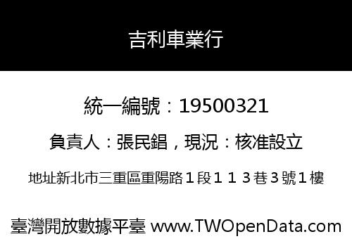 吉利車業行