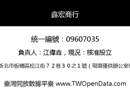 鑫宏商行