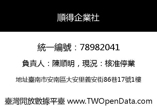 順得企業社