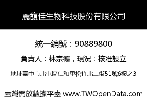 麗馥佳生物科技股份有限公司