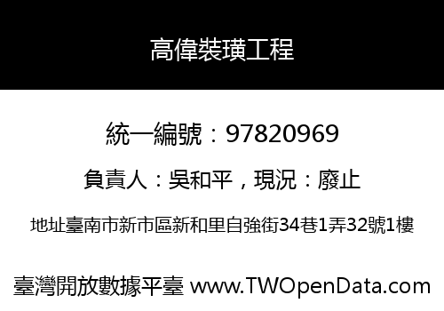 高偉裝璜工程
