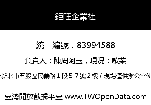 鉅旺企業社