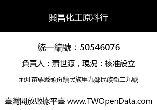 興昌化工原料行