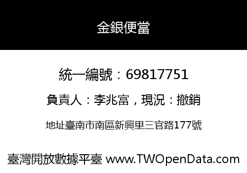 金銀便當