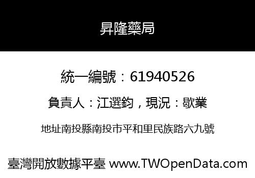 昇隆藥局