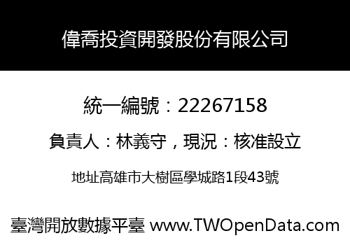 偉喬投資開發股份有限公司