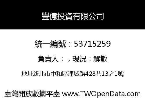 豐億投資有限公司