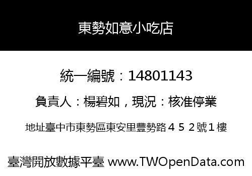東勢如意小吃店