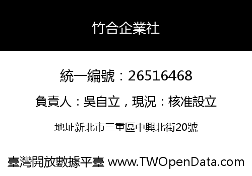 竹合企業社