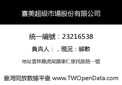 喜美超級市場股份有限公司