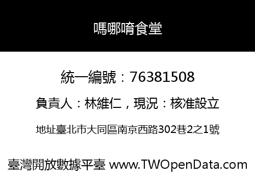 嗎哪唷食堂